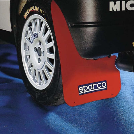 Sparco universal stænklapper 'store' - rødt sæt med 2 stk