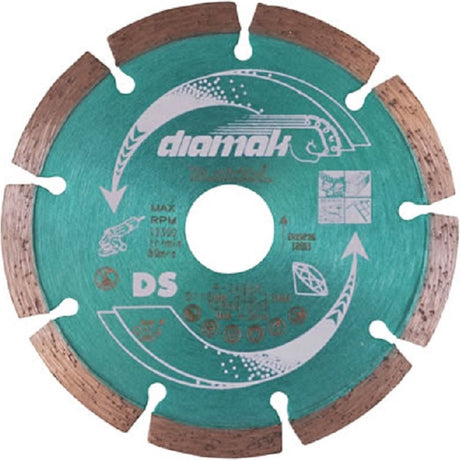 Makita diamak - diamantskæreskive - til beton, marmor, skifer, blød mursten, cementsten - 115 mm