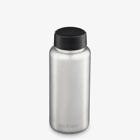 Klean kanteen drikkeflaske bred rustfrit stål 40oz 1182ml tkwide med løkkehætte