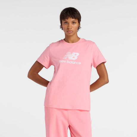 New balance sport essentials jersey logo t-shirt dame t-shirt - cortado