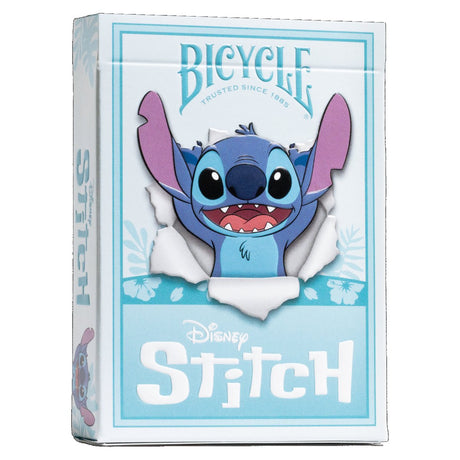 Cykel disney stitch inspirerede spillekort - premium spillekort - poker - officielt licenseret - samleobjekt