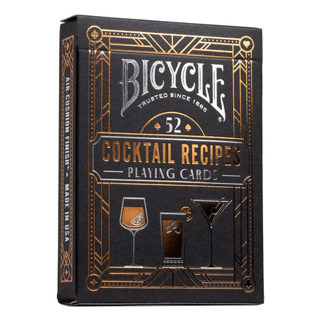 Cykelcocktailopskrifter - 52 premium spillekort 52 cocktailopskrifter - kreative - poker - samleobjekt
