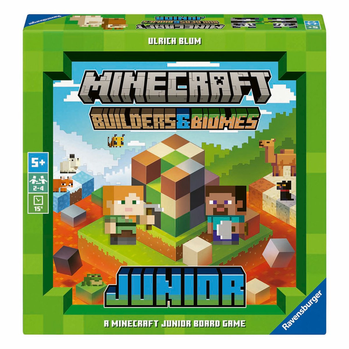 Ravensburger minecraft builder og bimoes børneleg junior