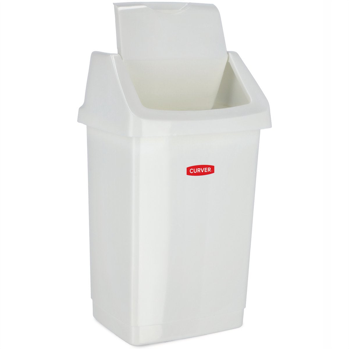 Curver skraldespand “click-it” 25l, plastik, hvid, 32,5 x 26,5 x 50,5 cm