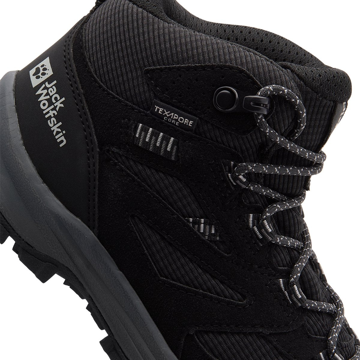 Jack wolfskin vojo tour texapore mid k børn walking sko-fantom
