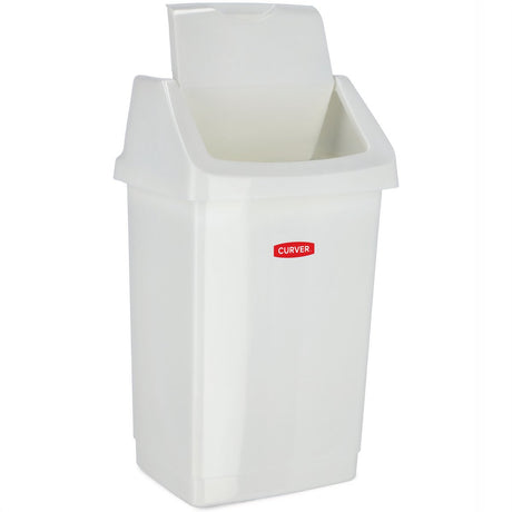 Curver skraldespand “click-it” 25l, plastik, hvid, 32,5 x 26,5 x 50,5 cm