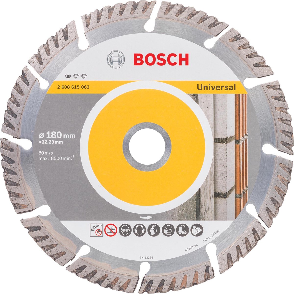 Bosch diamantskive prof universal 180 22.23