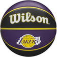 Wilson nba la lakers (str. 7) basketball - lilla gul | størrelse: 7
