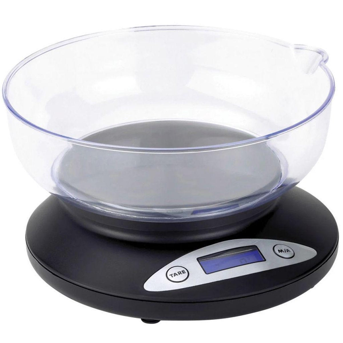 Tristar kw-2430 - digital køkkenvægt - op til 2 kg - med skål - sort