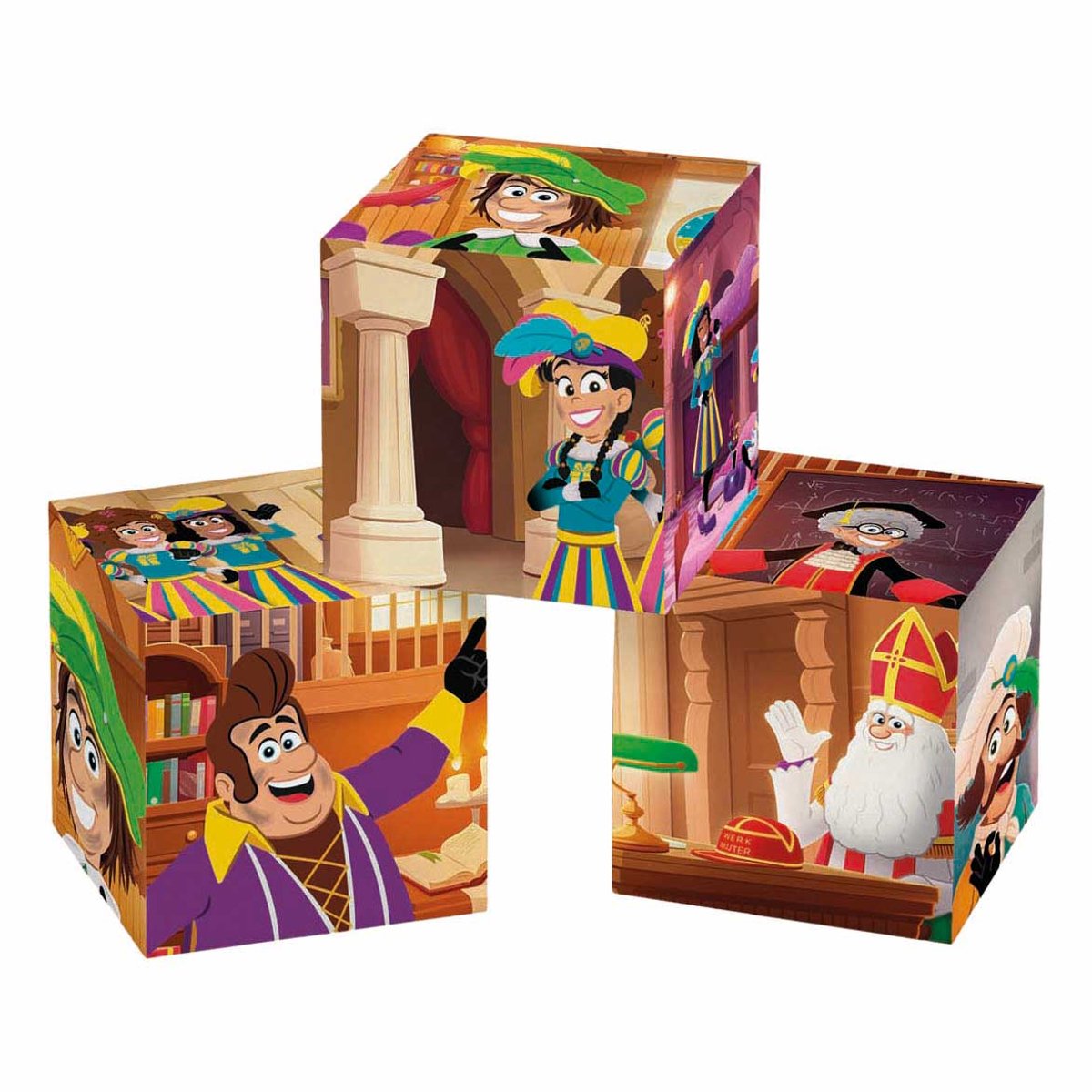 Clementoni blokpuslespil Sinterklaas - 12 stk.