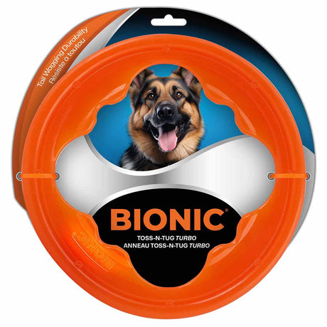 Bionic hente legetøj kaste-n-slæb turbo 23x22,5x1,5 cm orange