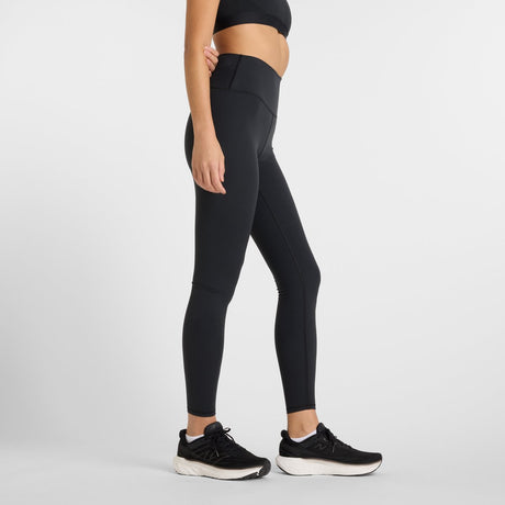 New balance nb harmony højtaljede leggings 2 damesportsbukser - sorte