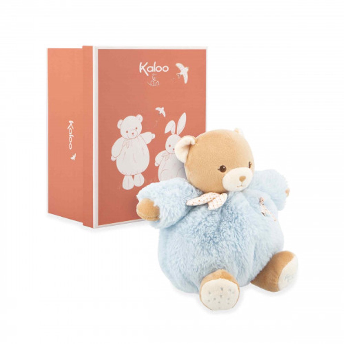 Kaloo patapouf - krammetøj - bjørn - 17 cm. - farve blå