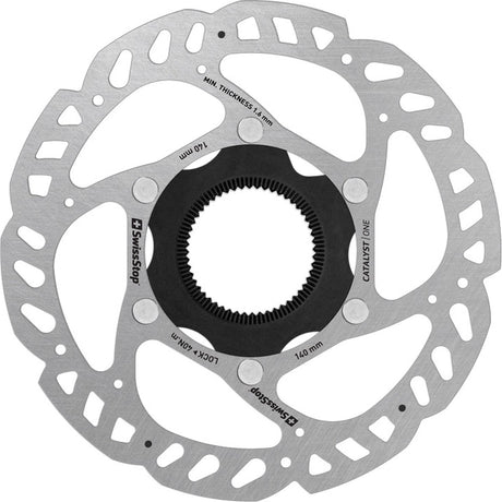 Swissstop katalysator en bremseskive - centerlås - 140 mm