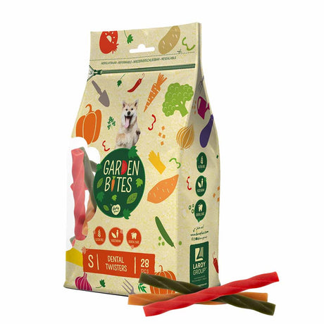 Havebid duvoplus - dental twisters hundesnacks - hundegodbidder - vegetarisk glutenfri - små 28 stk.