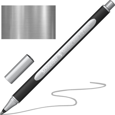 Schneider skriveredskaber schneider metallic liner - paint-it 020 - 1-2mm - sølv metallic - s-ml02001007