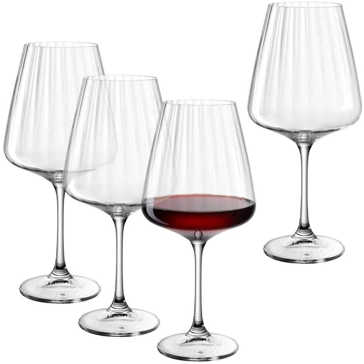 Leonardo paolo rødvinsglas 660ml - sæt med 4 stk