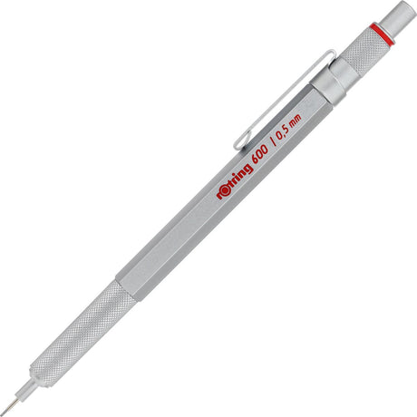 Rotring 600 mekanisk blyant | 0,5 mm | sølv farvet