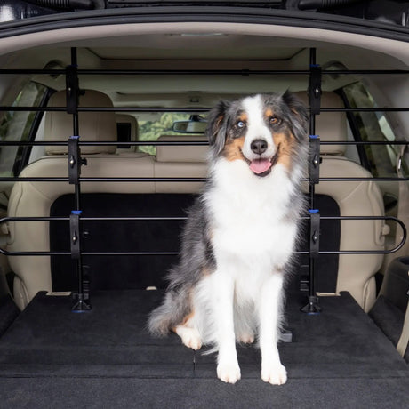 Petsafe happy ride metal hundebarriere - sikker metalramme til bilens bagagerum - ingen værktøj påkrævet - raslefri