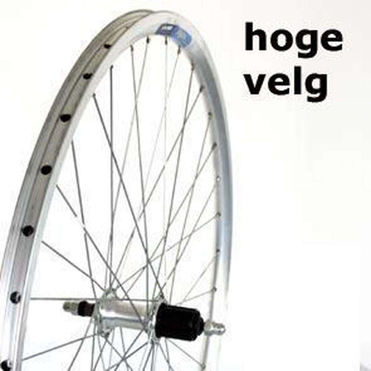 Roland baghjul 28 Fast Cass 8v Alu V-Profile Silver