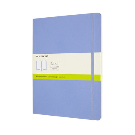 Moleskine klassisk notesbog - ekstra stor - softcover - blank - hortensiablå