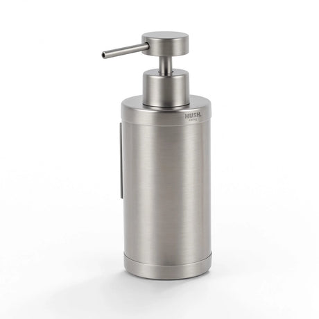 Hush. living hush living - zeepdispenser - 250ml - wandmontage - inclusief bevestigingsmateriaal - ruimtebesparend netjes - rvs