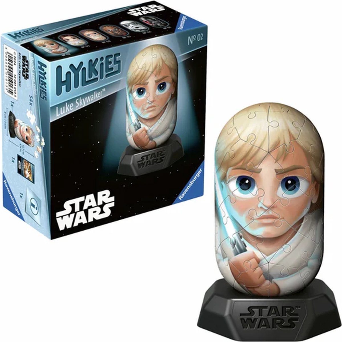 Ravensburger 3D Puzzle Hylkies Star Wars Luke Skywalker, 54 ..