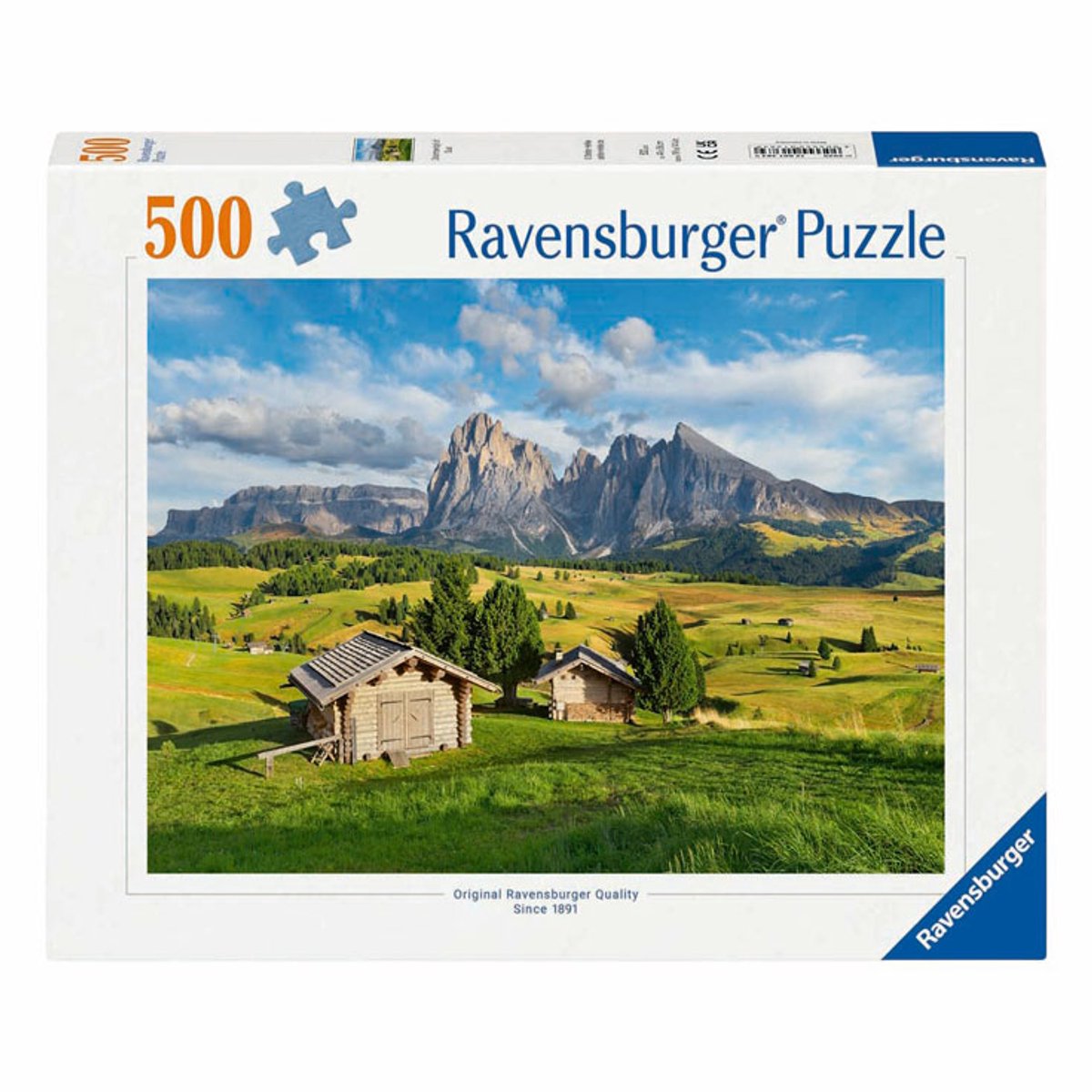 Ravensburger puslespil landskab - puslespil - 500 brikker