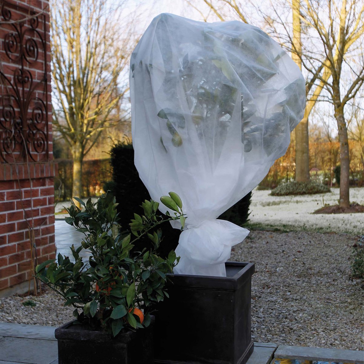 Natur - vinterdækfleece til planter - 2 x 5m - 30 g m² - vinterbeskyttelse