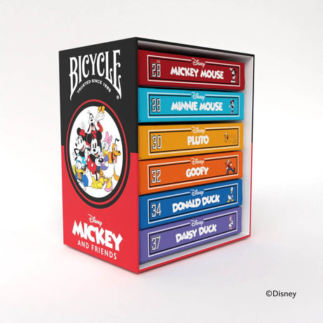 Cykel disney klassisk mickey friends kollektion (6 dæk) - poker - box sæt