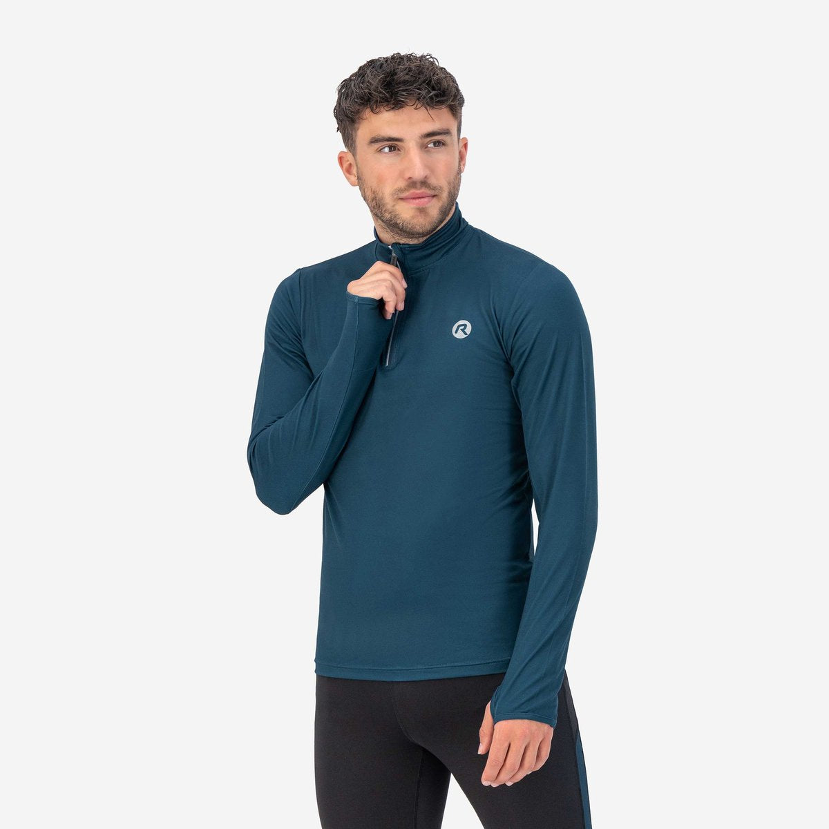 Rogelli core hardloopshirt heren - lange mouwen - blauw - l