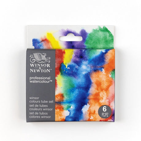 Winsor Newton 0190836 professionelt akvarelfarvesæt 6x5ml – Winsor farver til kunstnere