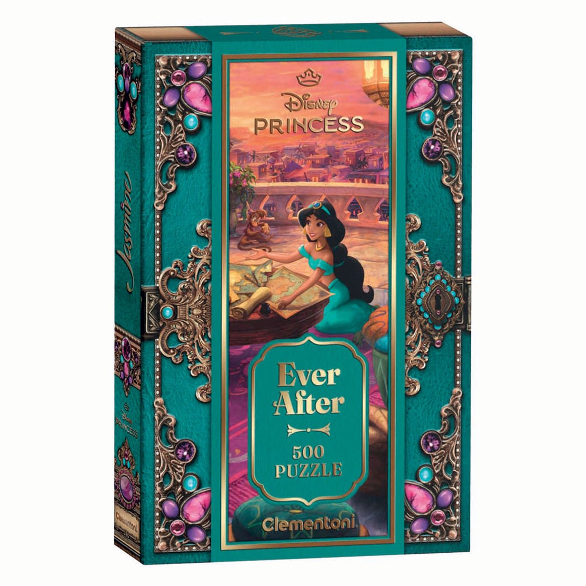 Clementoni - puslespil - jasmin - disney prinsesse - ever after collection - 500 brikker - fra 14 år