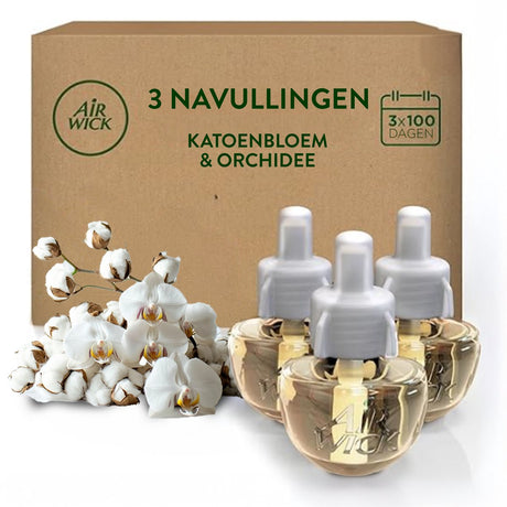 Air wick elektrisk luftfrisker - frisk linned - 3 refills