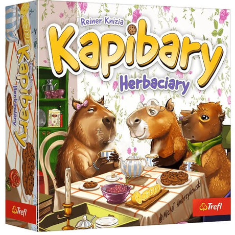 Trefl kapibary herbaciary - kortspil - elegant teselskab - strategi