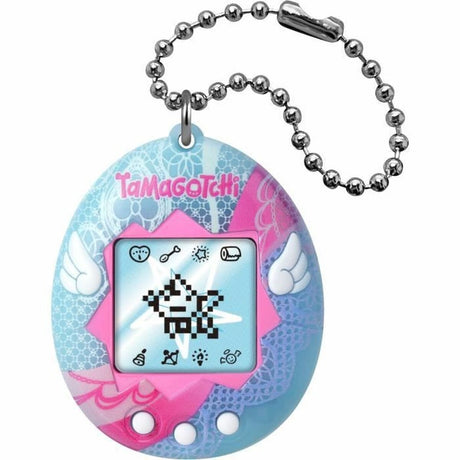 Bandai – Original Tamagotchi – Angel Lace – Interaktivt digitalt kæledyr med LCD-skærm på fransk, 3 knapper