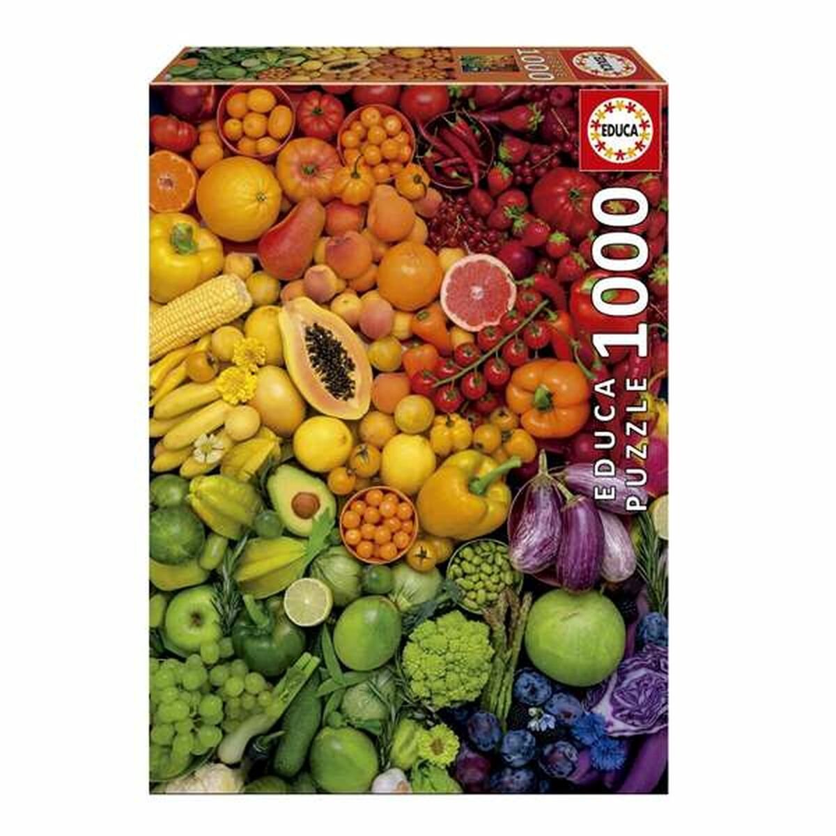 Educa - puslespil - farverige vitaminer - 1000 brikker - puslespil til voksne