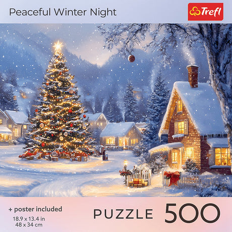 Trefl puslespil 500 brikker jul vinternat voksne.