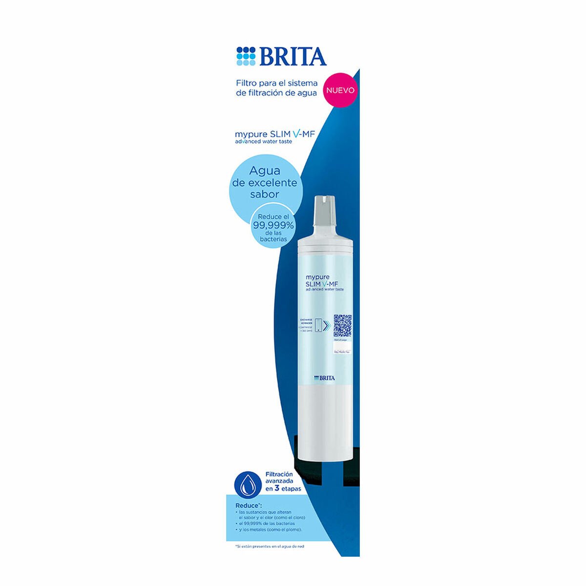 Brita vandfilter mypure slim v-mf 1053237 refill