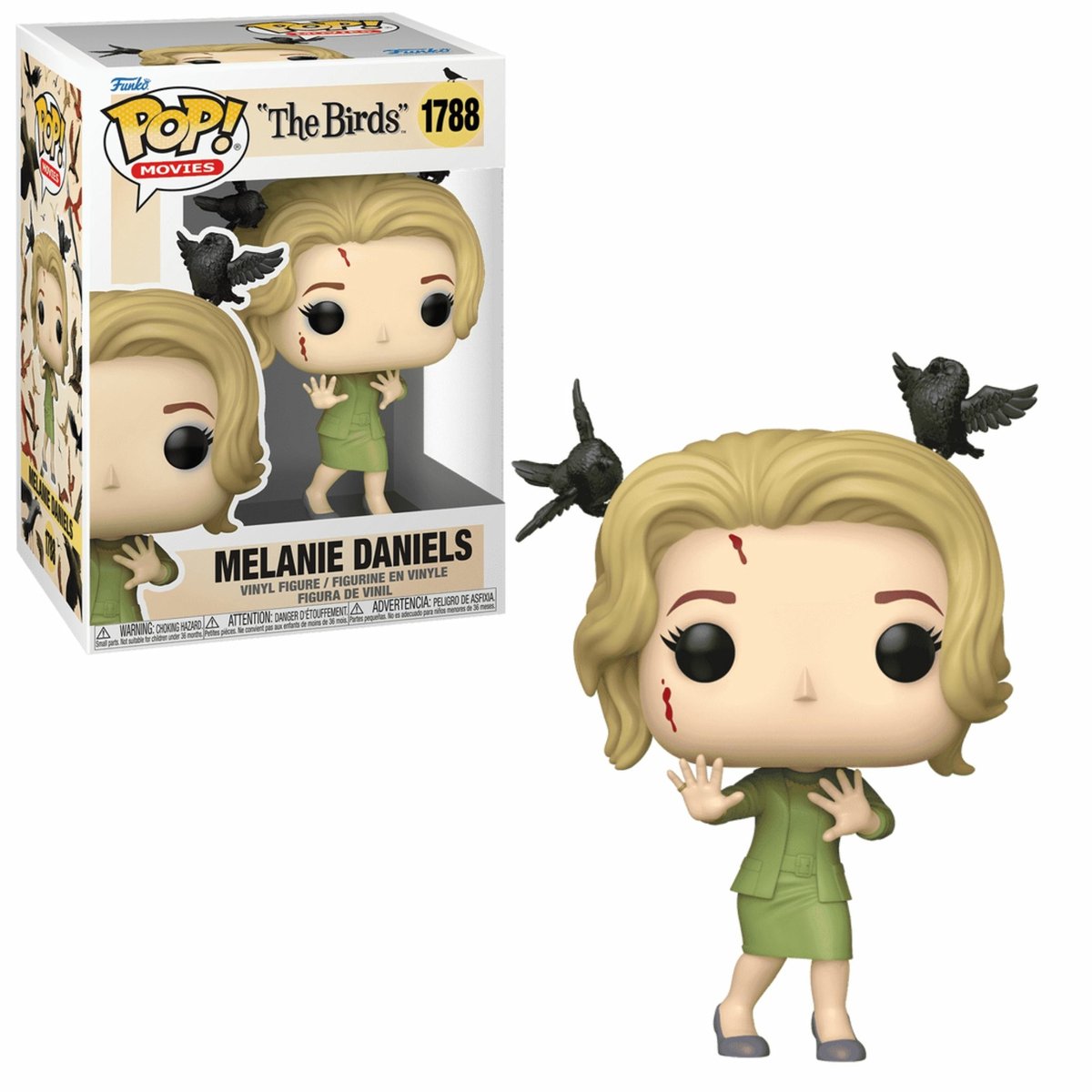 Funko fuglene pop! film vinyl figur melanie daniels 9 cm dukke! figur