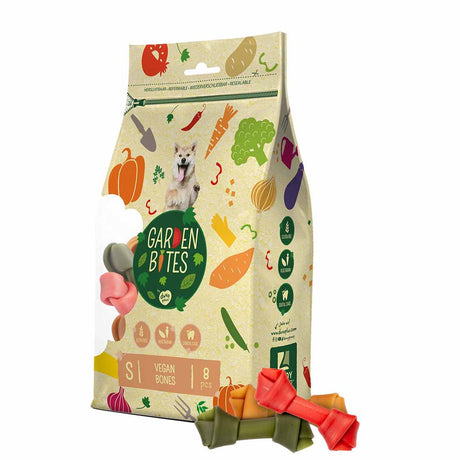 Havebid duvoplus - veganske ben hundesnacks - hundegodbidder - vegetarisk glutenfri - små 8 stk.