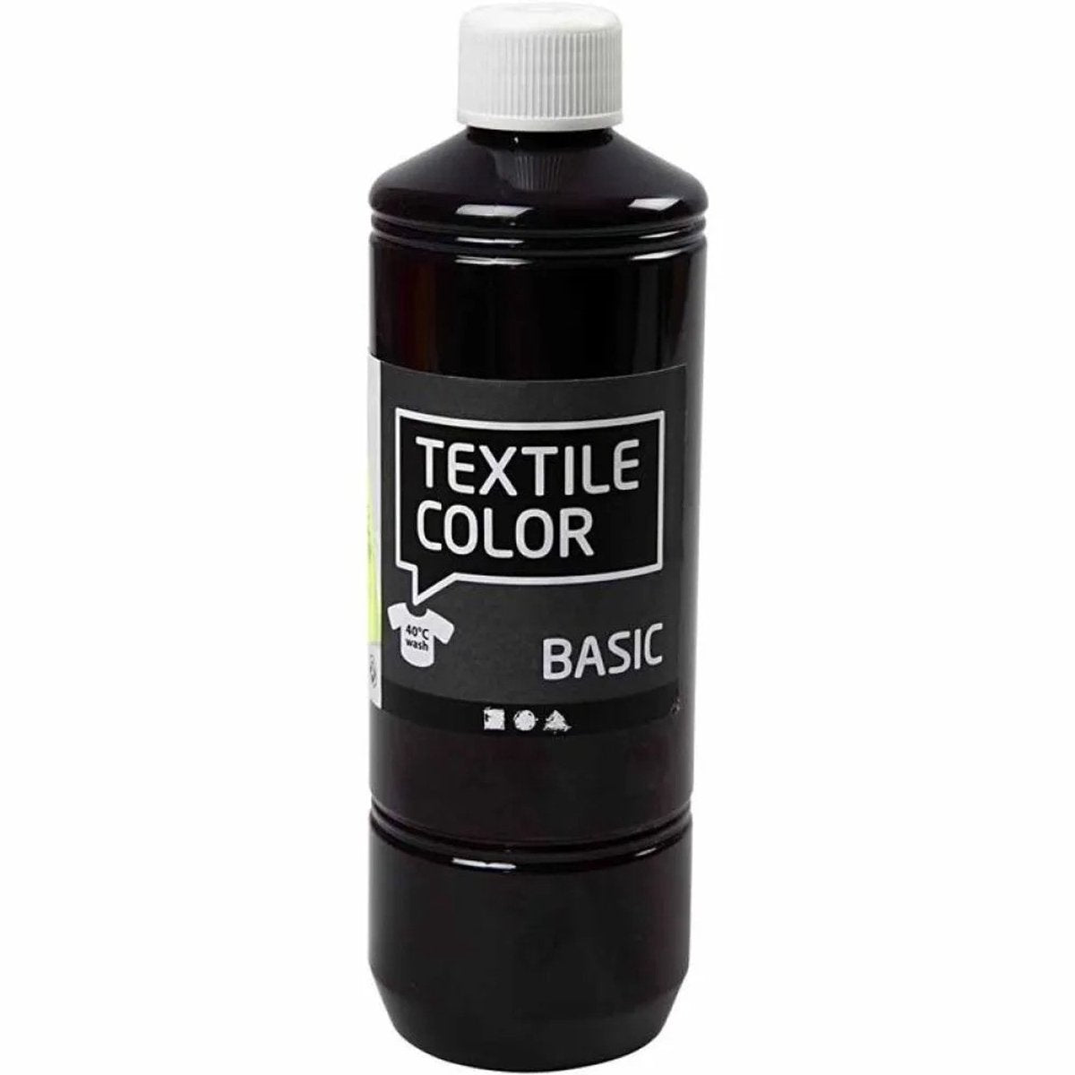 Creativ Company Textile Color Semi -Covering Textile Paint - Red Purple, 500 ml