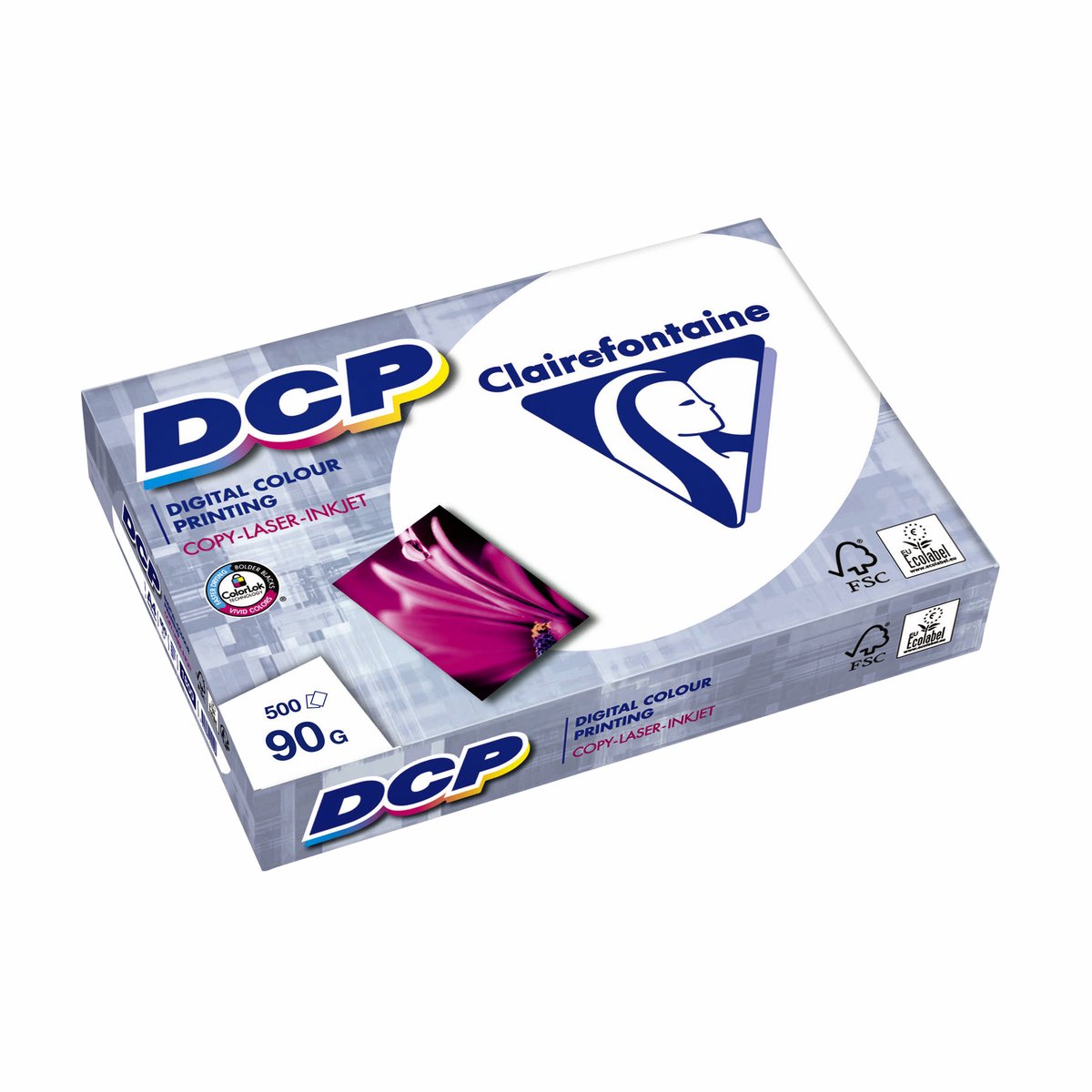 Clairefontaine dcp - præsentationspapir - a4 90g - 500 ark