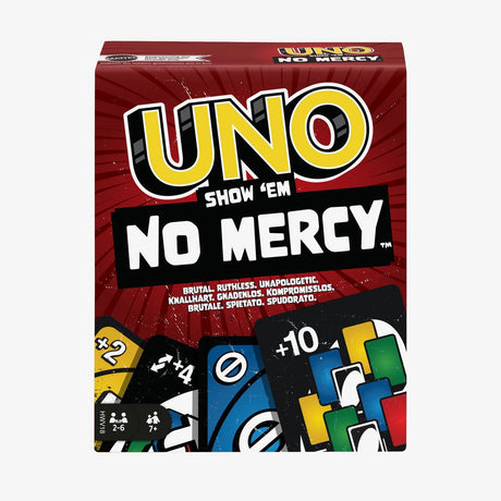 Mattel spil uno viser ingen nåde - uno ingen nåde - kortspil