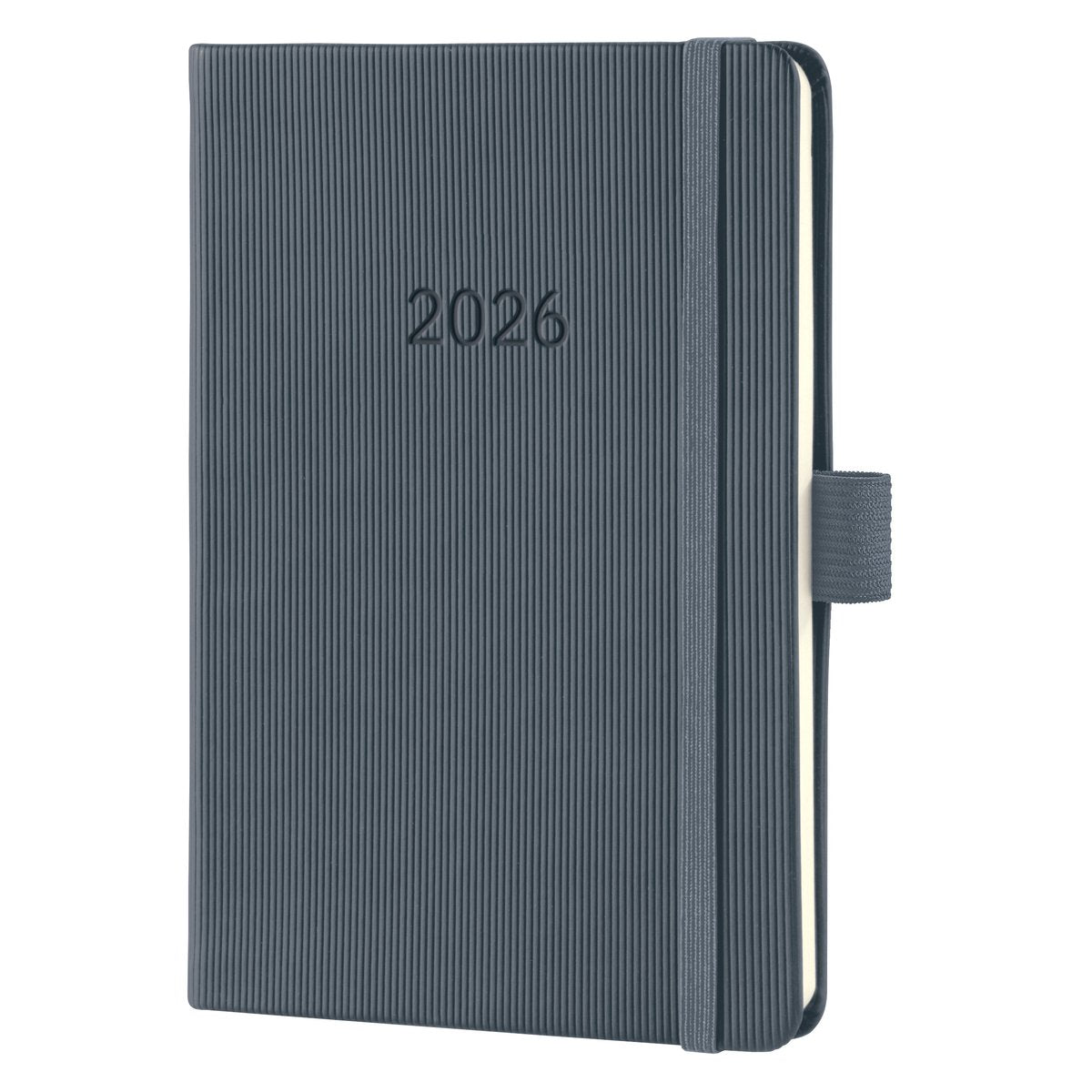 Sigel weekly agenda 2026 conceptum - format a6 - mørkegrå - hardcover - si-c2667