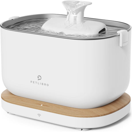 Petlibro dockstream smart drikkefontæne hvid