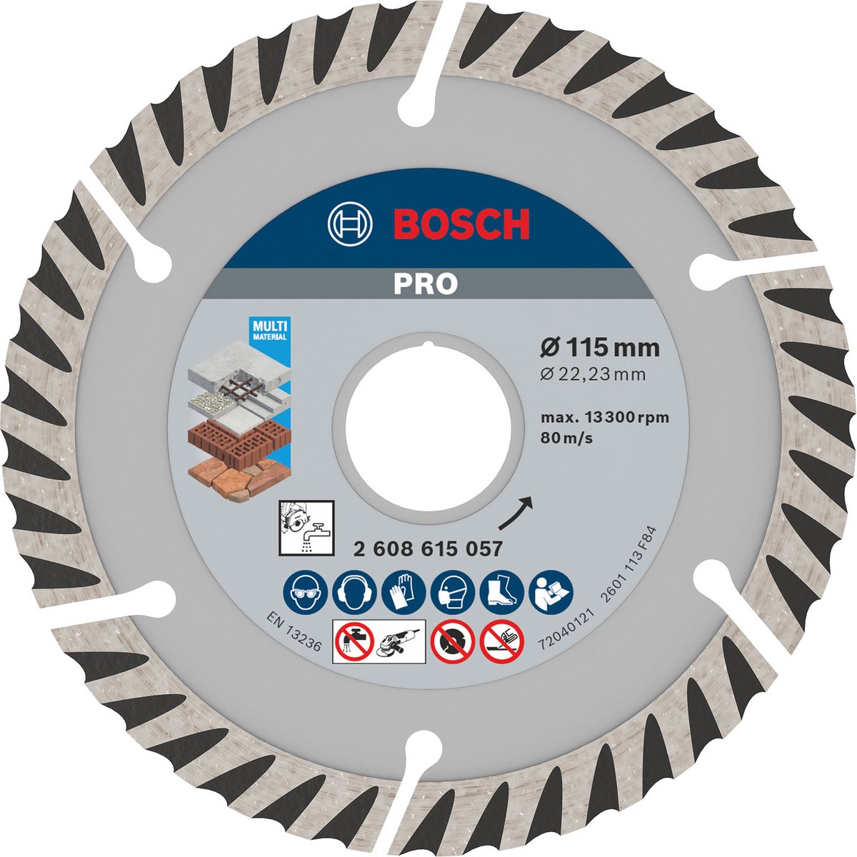 Bosch diamantskive universal 115 22.23