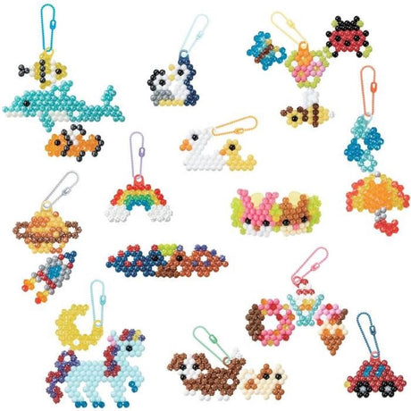 Aquabeads 35025 - mine nøgleringe og vedhæng komplet sæt - perler der klæber til vand