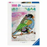 Ravensburger puslespil swirly bird - puslespil - 1000 brikker