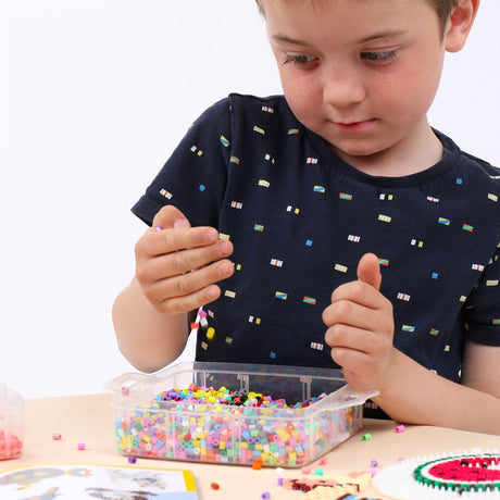Hama dinosaurus med strygeperler